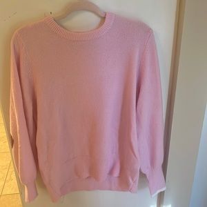 Crown & Ivy sweater w/ sequin heart elbows